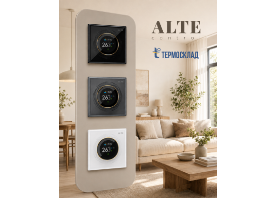 Комнатный термостат Alte Pro X4 для управления котлом, черный PROX4GCB