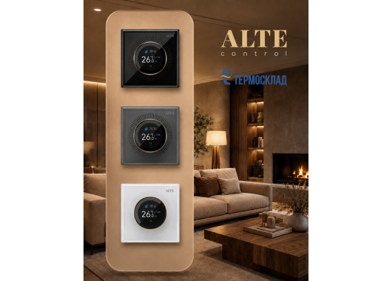 Комнатный термостат Alte Pro X4 для управления котлом, черный PROX4GCB