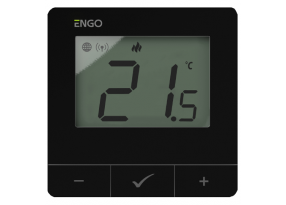 Умный терморегулятор Engo ZigBee/868 МГц, 230В, черный E25-230B