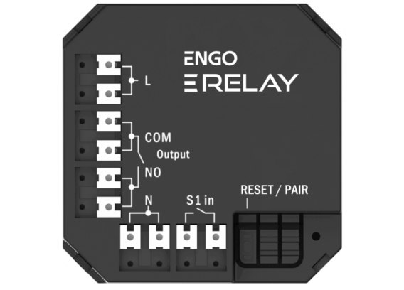 Реле модульное Engo Zigbee сухой контакт, 12А, EREL-12ZB