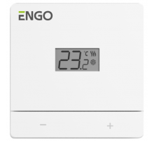 Терморегулятор проводной Engo накладной, 230В, белый EASY-230W
