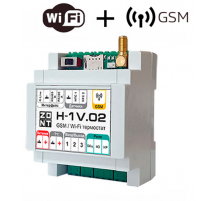 Отопительный контроллер для электрических и газовых котлов Zont H-1V.02 GSM/Wi-Fi ML00005454