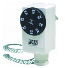 Предохранительный накладной термостат Far +20…+90°С, IP40, FA 7951