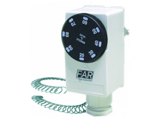 Предохранительный накладной термостат Far +20…+90°С, IP40, FA 7951