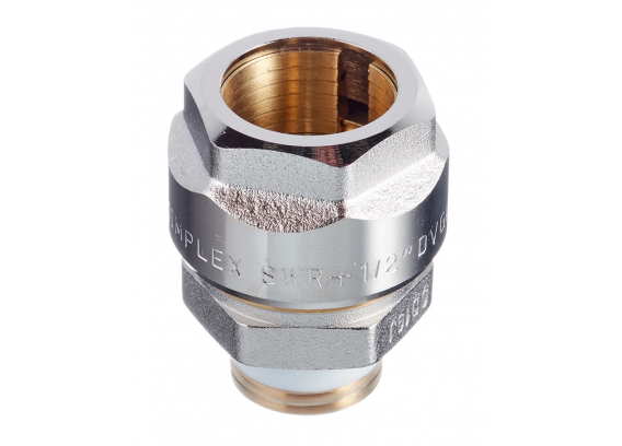Фитинг резьбовой латунный Meibes Simplex Plus 1/2" ВР x 1/2" НР для стальных труб F13078