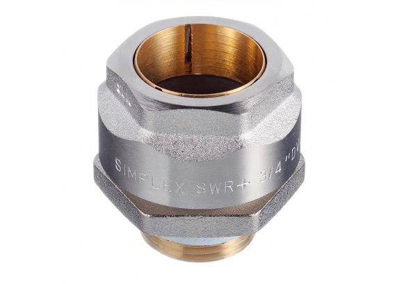 Фитинг резьбовой латунный Meibes Simplex Plus 1/2" x 3/4" ЕК для стальных труб F13063