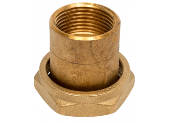 Фитинг для подключения насоса Giacomini 1 1/2" x 1" со встроенным обратным клапаном R39Y001