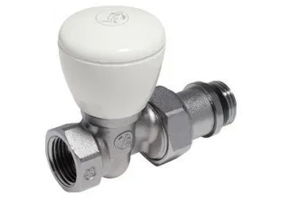Прямой ручной клапан Giacomini для радиаторного отопления 3/8" R6X032