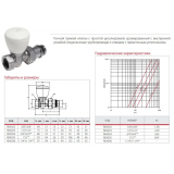 Прямой ручной клапан Giacomini для радиаторного отопления 3/8" R6X032