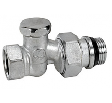Клапан запорный для радиатора Giacomini ВР-НР 3/8", прямой R17X032