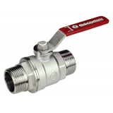 Кран шаровой Giacomini стандартнопроходной, рукоять рычаг, латунный 1/2" НР R253LX003