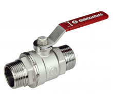 Кран шаровой Giacomini стандартнопроходной, рукоять рычаг, латунный 1/2" НР R253LX003