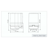 Сервопривод электротермический Giacomini М30 x 1.5 нормально-закрытый 230В R473X221