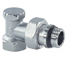 Клапан запорный для радиатора Giacomini ВР-НР 3/8", угловой R16X032