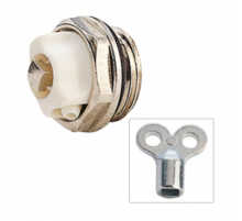 Клапан воздухоотводный Giacomini ручной, хромированный 1/4" R90X001