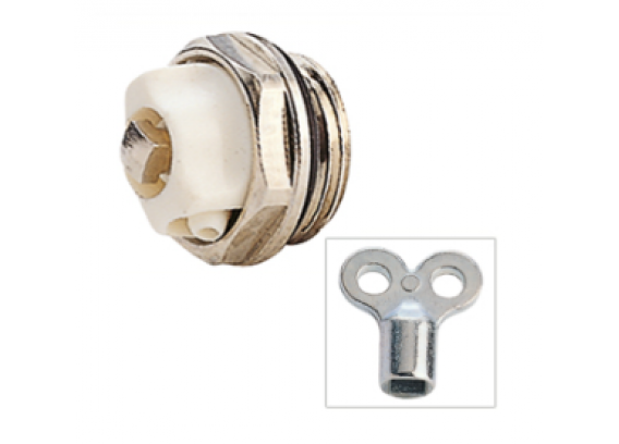 Клапан воздухоотводный Giacomini ручной, хромированный 3/8" R90X002
