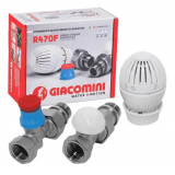 Термостатический комплект Giacomini прямой, для радиатора отопления 1/2" R470FX013