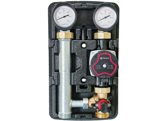 Насосная группа Meibes MeiFlow Top S MC DN25 без привода, с насосом Flamco GPA 25-7.5 M66931.36SH