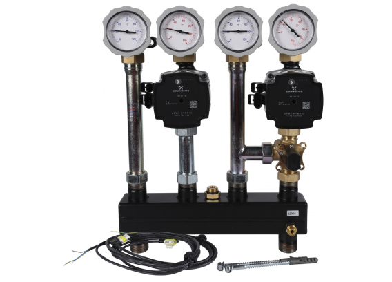 Насосно-смесительный модуль Kombimix UK_MK с насосом Grundfos UPM3 70 (без сервопривода) M26102.3OSRU
