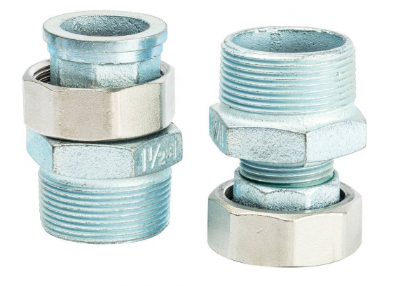 Комплект переходников Meibes 1 1/2" НГ x 1 1/2" НР для монтажа насосной группы DN25 M66305.5