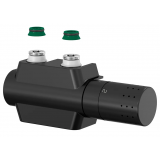 Комплект для нижнего подключения радиатора Meibes Simplex Design 1/2" НР х 3/4" EK, черный F12162