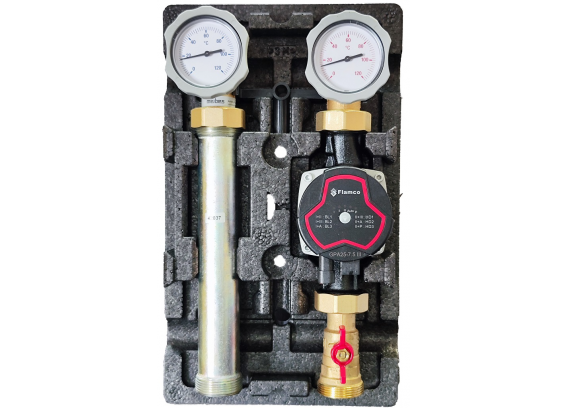Насосная группа Meibes прямая UK DN25 с насосом Flamco GPA M66811.36SH