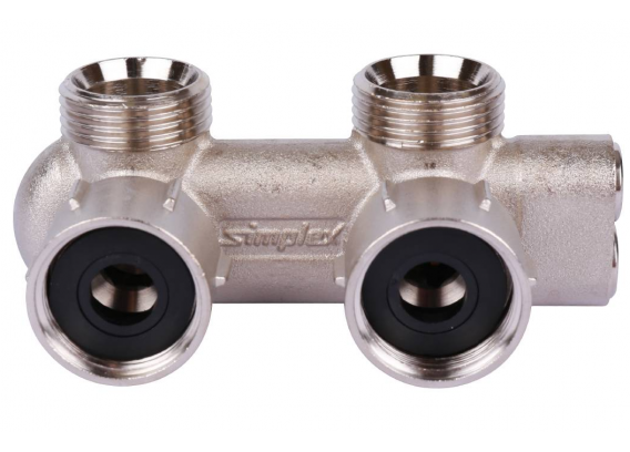 Узел нижнего подключения перекрестный уголовой E1/50 1/2 BP x 3/4 HP Meibes F10077