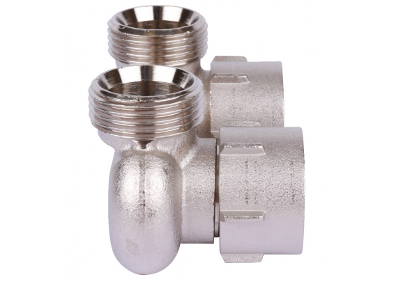 Узел нижнего подключения перекрестный уголовой E1/50 1/2 BP x 3/4 HP Meibes F10077