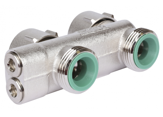Узел нижнего подключения перекрестный прямой D1/50 1/2 BP x 3/4 HP Meibes F10076