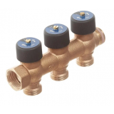 Коллектор регулирующий для воды Oventrop Multidis R 3/4" на 3 контура, евроконус 4200553