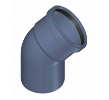 Отвод канализационный бесшумный Poloplast POLO-KAL NG DN 110 (45°) P2142