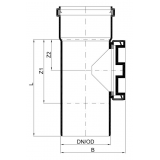 Ревизия канализационная бесшумная Poloplast POLO-KAL NG DN 110 Ø P2344