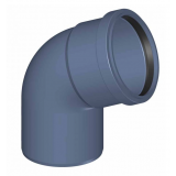 Отвод канализационный бесшумный Poloplast POLO-KAL NG DN 110 (67,5°) P2143