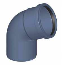 Отвод канализационный бесшумный Poloplast POLO-KAL NG DN 110 (67,5°) P2143