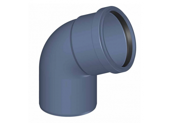 Отвод канализационный бесшумный Poloplast POLO-KAL NG DN 110 (67,5°) P2143