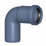 Отвод канализационный бесшумный Poloplast POLO-KAL NG DN 110 (87,5°) P2144