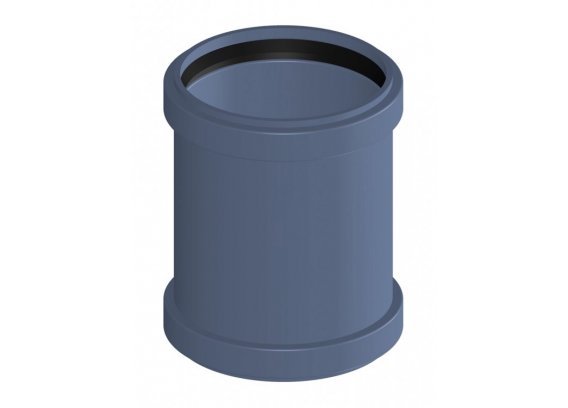 Муфта двухраструбная канализационная бесшумная Poloplast POLO-KAL NG DN 75Ø P2303