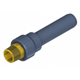 Муфта-переходник на резьбу канализационная бесшумная Poloplast POLO-KAL NG DN 50 x 1 1/2" НР P1736