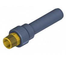 Муфта-переходник на резьбу канализационная бесшумная Poloplast POLO-KAL NG DN 50 x 1 1/2" НР P1736