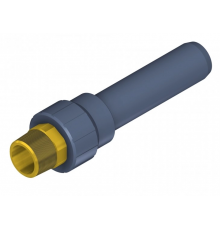 Муфта-переходник на резьбу канализационная бесшумная Poloplast POLO-KAL NG DN 32 x 1" НР P1733
