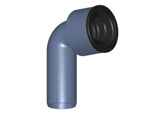 Отвод канализационный сифонный бесшумный Poloplast POLO-KAL NG DN 50/50 (87,5°) P2365