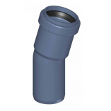 Отвод канализационный бесшумный Poloplast POLO-KAL NG DN 50 (15°) P2120