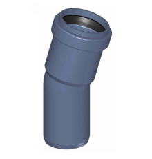 Отвод канализационный бесшумный Poloplast POLO-KAL NG DN 32 (15°) P2100