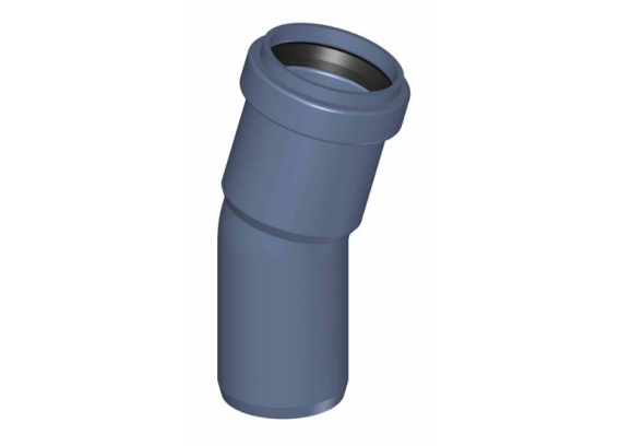 Отвод канализационный бесшумный Poloplast POLO-KAL NG DN 50 (15°) P2120