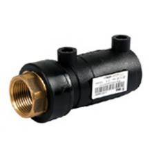 Муфта неразборная электросварная с ВР резьбой из ПНД ПЭ100 Tega 20 мм. x 1/2" SDR 11 черная (Турция) 1823000