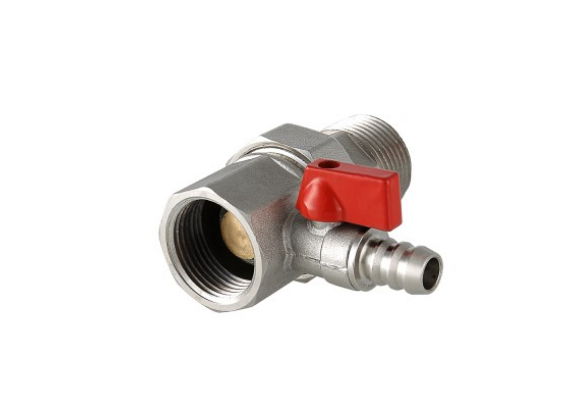 Сгон-отсекатель Valtec резьбовой, с дренажным краном 1" ВР x 1" НР VT.K20.1.05