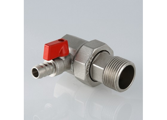 Сгон-отсекатель Valtec резьбовой, с дренажным краном 1" ВР x 1" НР VT.K20.1.05