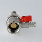 Сгон-отсекатель Valtec резьбовой, с дренажным краном 1" ВР x 1" НР VT.K20.1.05
