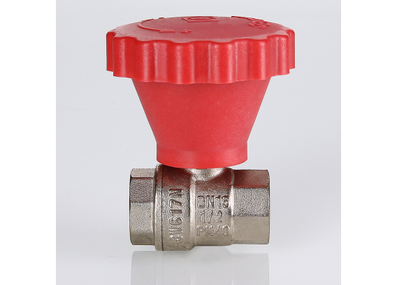 Кран шаровой латунный Valtec 1/2 х 1/2 ВР механизм с плавным управлением (VT.252.N.04)