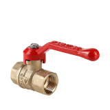 Кран шаровой латунный Valtec Стандарт 1/2 ВР ручка рычаг VT.120.GN.04